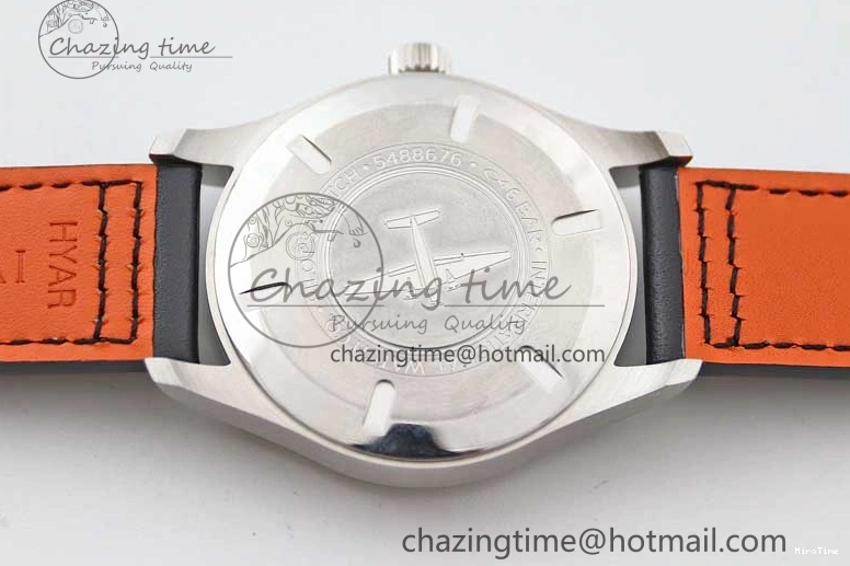 MIROTIME 0131 UrbanStyle Mark XVIII IW327012 SS M+F 1:1 Best Edition White Dial on Black Leather Strap A 7054